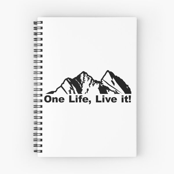 Item preview, One life live it - Mountain theme  designed and sold by turnerco.