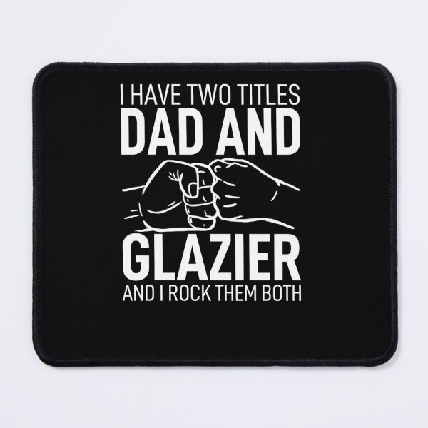 Item preview, Father´s Day Clothes Daddy I Have Two Titles Dad amp; Glazier Hoodie designed and sold by BintzLeona.