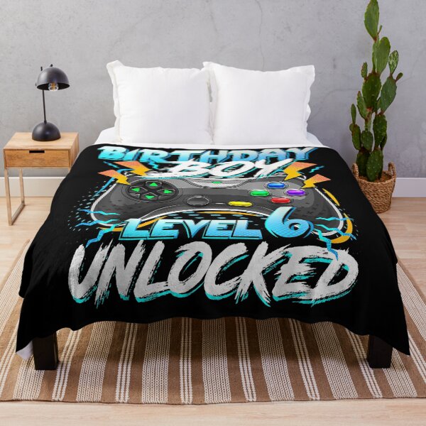 Item preview, Birthday Boy Level 6 Unlocked Video Game Birthday Party T-Shirt designed and sold by horstfstesa.