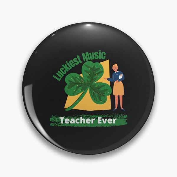 Item preview, Luckiest Music Teacher Ever Classic designed and sold by JeffreyMCombs.