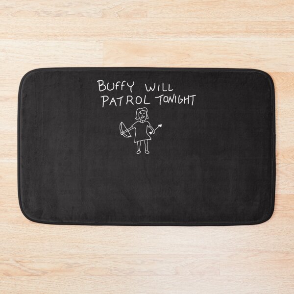 Item preview, Buffy will patrol tonight on black Classic T-Shirt designed and sold by TomKais.