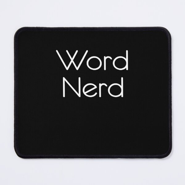 Item preview, White Light Word Nerd designed and sold by ingridglenn.
