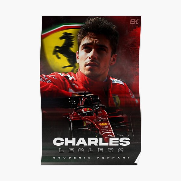 Charles Leclerc F1 2022 Poster