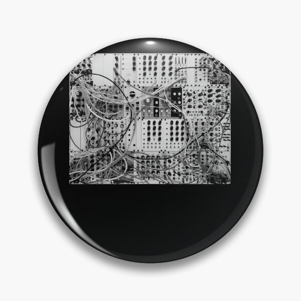Item preview, Analog Synthesizer - Modular Design - black  white Poster designed and sold by tinerziseiderk.