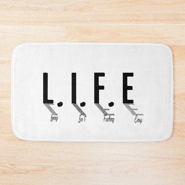 Item preview, living isn't fucking easy designed and sold by ikrame-shop.