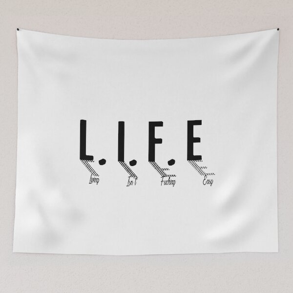 Item preview, living isn't fucking easy designed and sold by ikrame-shop.