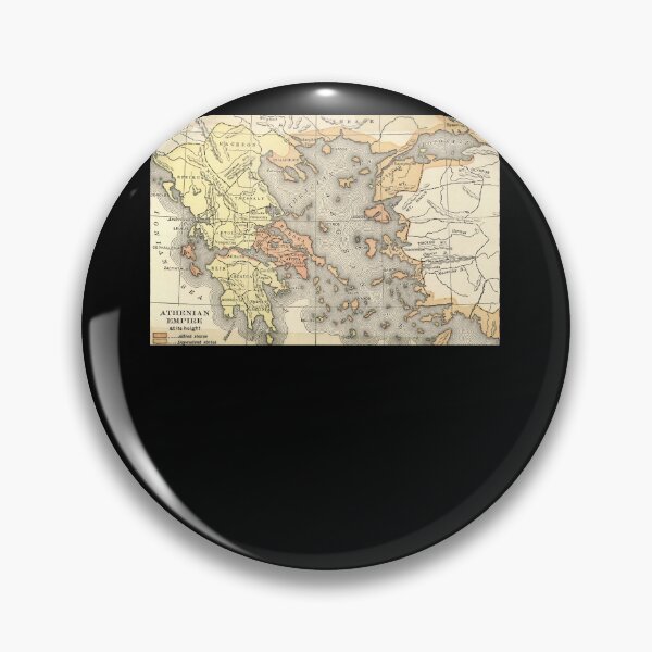 Item preview, Ancient Greek Map and the Athenian Empire Poster designed and sold by tinerziseiderk.