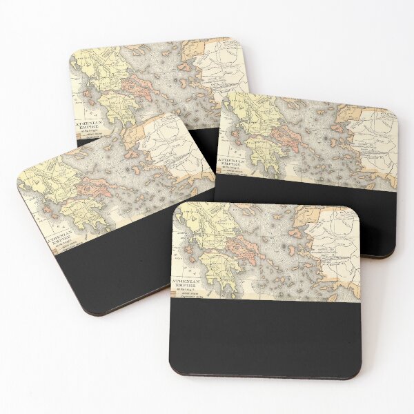 Item preview, Ancient Greek Map and the Athenian Empire Poster designed and sold by tinerziseiderk.