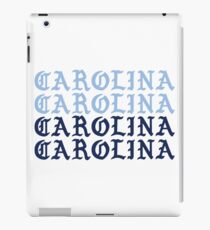 carolina carolina carolina carolina unc iPad Case/Skin