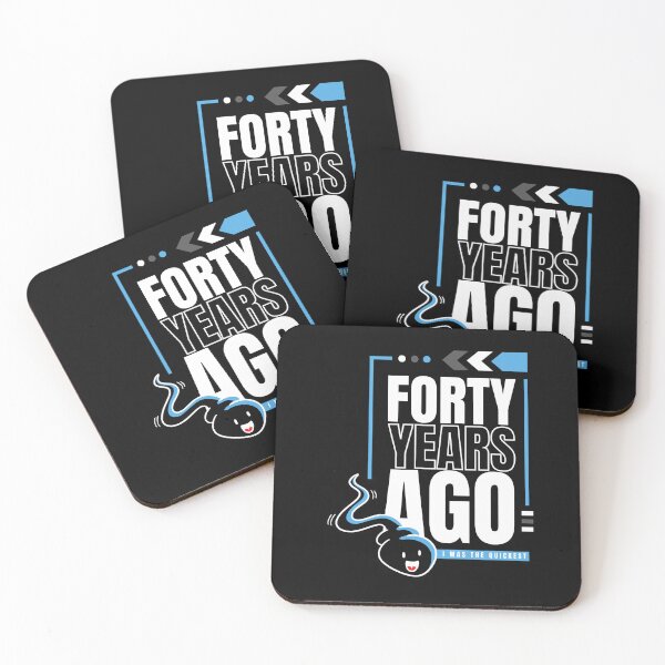 Item preview, 40 Years Ago I Was The Quickest Funny Birthday designed and sold by GeeHanz.