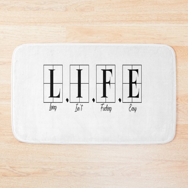 Item preview, living isn't fucking easy designed and sold by ikrame-shop.