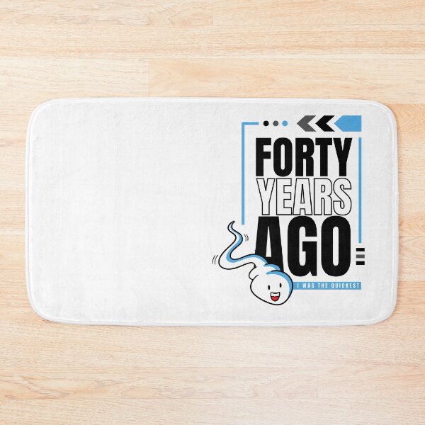 Item preview, 40 Years Ago I Was The Quickest Funny Birthday designed and sold by GeeHanz.