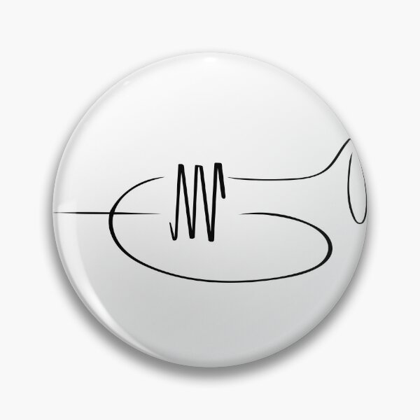 Item preview, Trumpet Line Art - Minimalist designed and sold by Zcared.