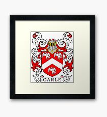 Carle Coat of Arms Framed Print