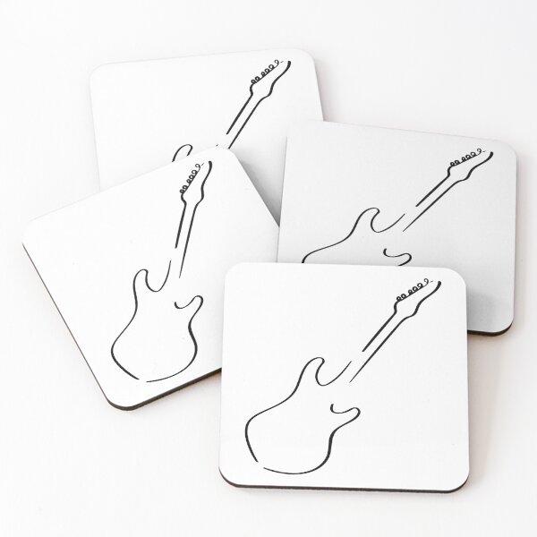 Item preview, Electric Guitar Line Art - Minimalist designed and sold by Lineart-Arts.
