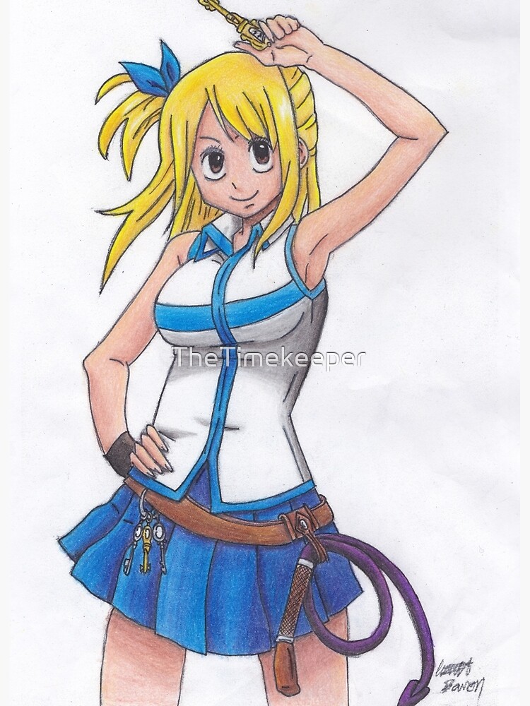 Lucy Heartfilia - Fairy Tail  Art Board Print for Sale by