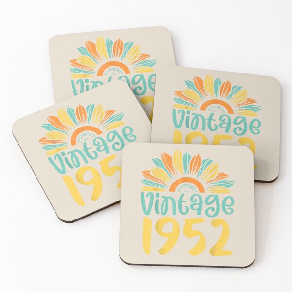 Item preview, Vintage t shirts 1952 Turning 70 Years Old Floral Sunflower designed and sold by VerityKingStore.