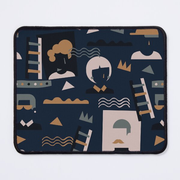 Item preview, Anson Abstract Blue designed and sold by Ufy Design Creator.