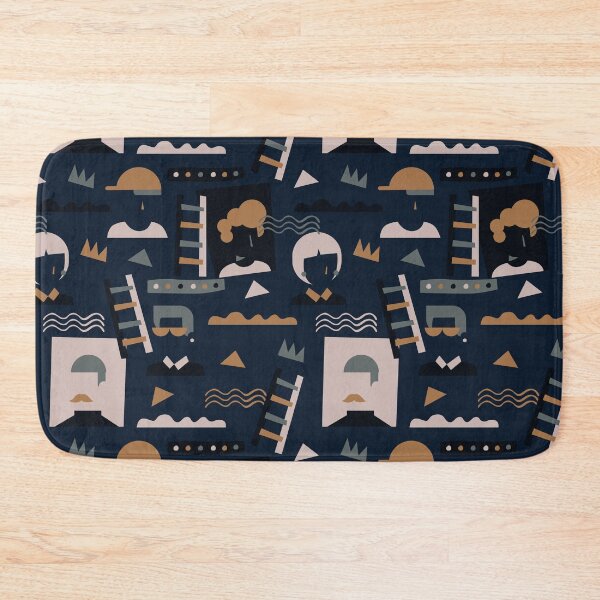 Item preview, Anson Abstract Blue designed and sold by Ufy Design Creator.