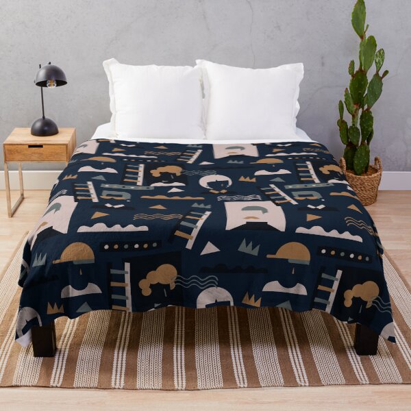 Item preview, Anson Abstract Blue designed and sold by Ufy Design Creator.