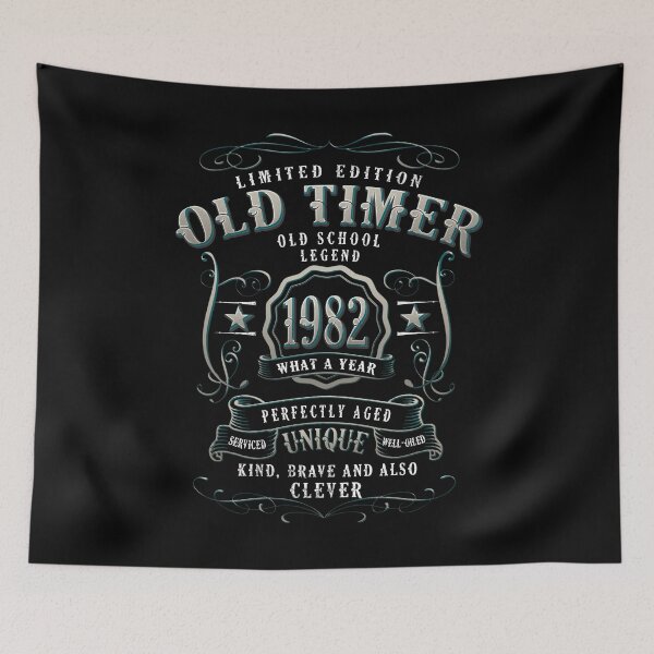 Item preview, 40th birthday Old Timer 1982 Vintage 1982 designed and sold by Dubbra.