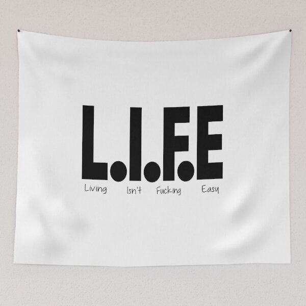 Item preview, living isn't fucking easy designed and sold by ikrame-shop.