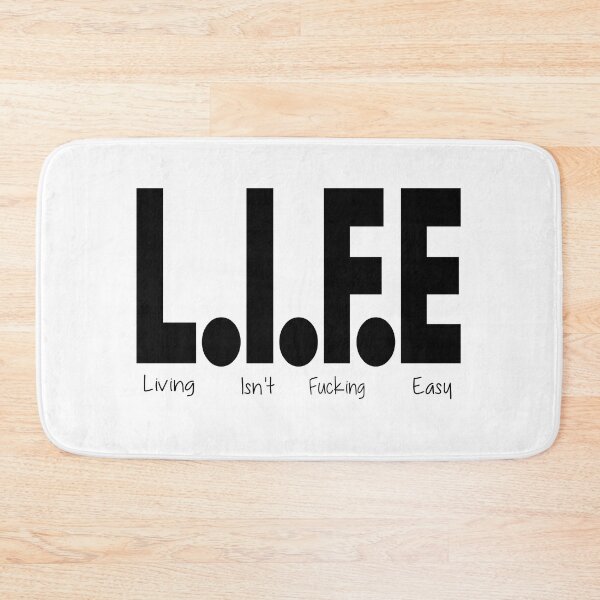 Item preview, living isn't fucking easy designed and sold by ikrame-shop.