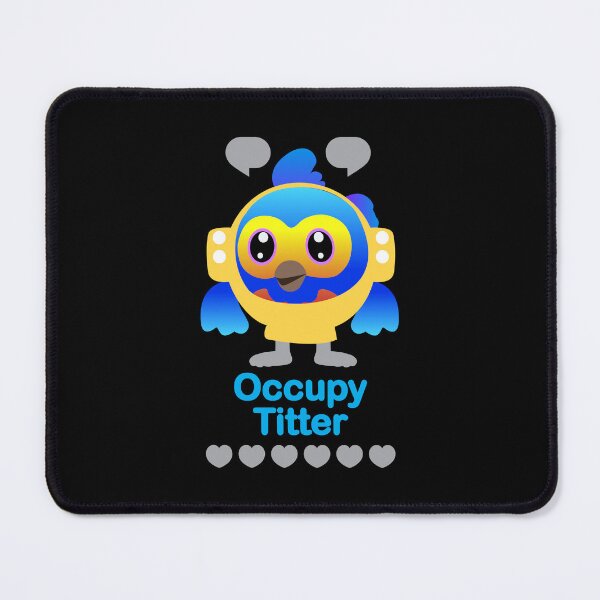 Item preview, Occupy Titter bird art Elon Musk buying Titter funny design designed and sold by Raju-Creative.