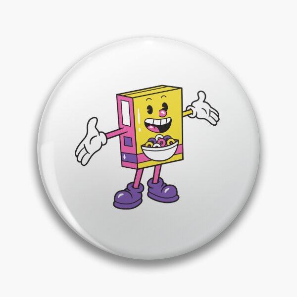 Item preview, Smiley pink yellow cereal box designed and sold by The-Corner-Five.