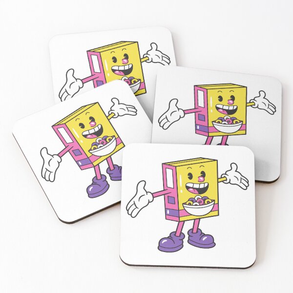 Item preview, Smiley pink yellow cereal box designed and sold by The-Corner-Five.