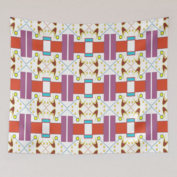 Item preview, MCM abstract design 1 by Becky 4 panels: mid-century modern abstract design, midcentury modern abstract design designed and sold by Becky Hunter.