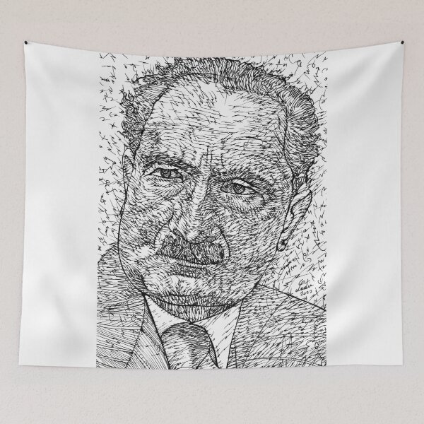 Item preview, MARTIN HEIDEGGER ink portrait .1 designed and sold by lautir.