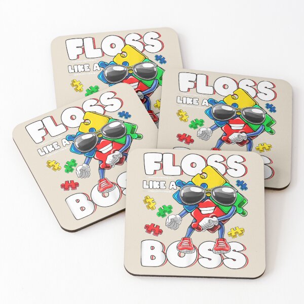 Item preview, Autism Awareness Floss Like a Boss Flossing Puzzle Piece Kid designed and sold by VerityKingStore.
