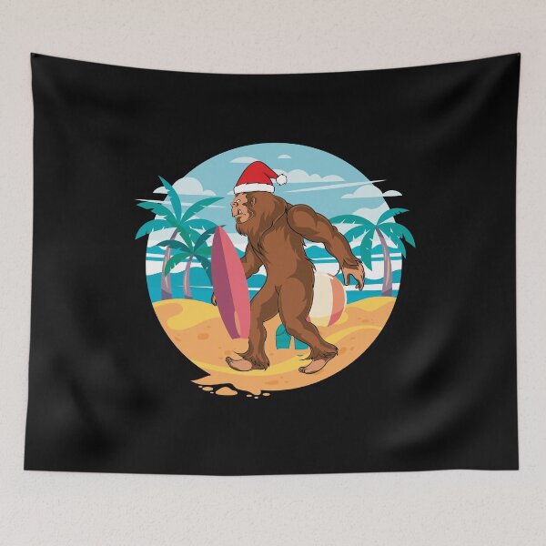 Item preview, Christmas In July Sasquatch Funny Cryptid Bigfoot  designed and sold by bestshirtdesign.