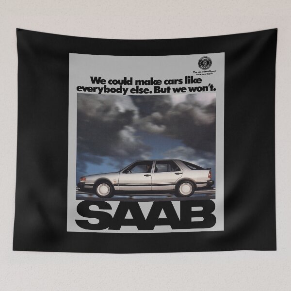 Item preview, SAAB 9000 Poster designed and sold by whirrywacristeu.