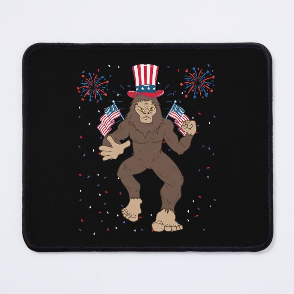 Item preview, USA Sasquatch 4th Of July American Cryptid Bigfoot  designed and sold by bestshirtdesign.