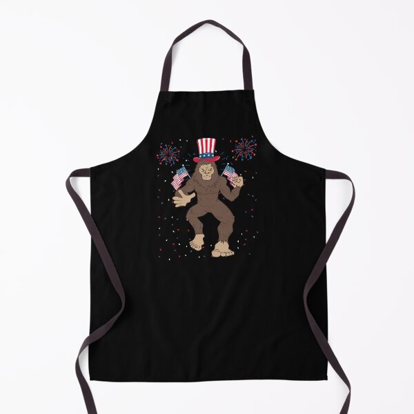 Item preview, USA Sasquatch 4th Of July American Cryptid Bigfoot designed and sold by bestshirtdesign.
