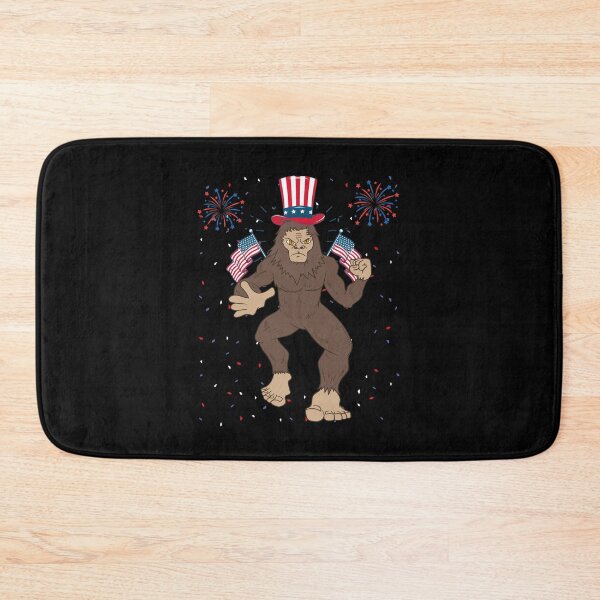 Item preview, USA Sasquatch 4th Of July American Cryptid Bigfoot  designed and sold by bestshirtdesign.