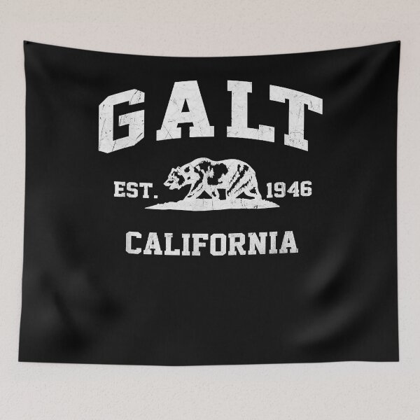Item preview, Galt California CA vintage state Athletic style T-Shirt designed and sold by zemelshkas.