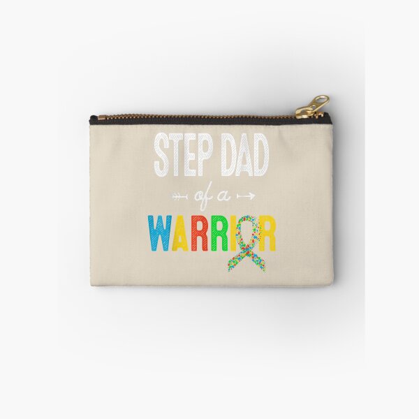 Item preview, Step Dad Of A Warrior Autism Awareness Support designed and sold by VerityKingStore.