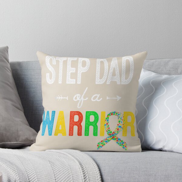 Item preview, Step Dad Of A Warrior Autism Awareness Support designed and sold by VerityKingStore.
