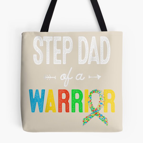 Item preview, Step Dad Of A Warrior Autism Awareness Support designed and sold by VerityKingStore.