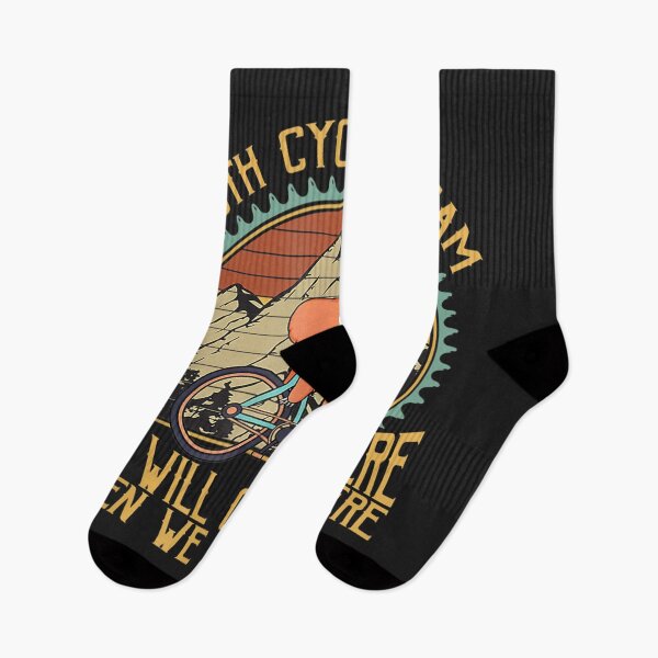 Item preview, Sloth Cycling Vintage Retro Sunset Sloth Mountain Biking TShirt145 designed and sold by JeffreyMCombs.