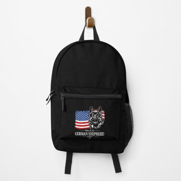 Item preview, German Shepherd Dad American Flag Patriotic Dog designed and sold by dogarts.