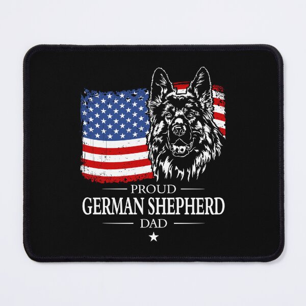 Item preview, German Shepherd Dad American Flag Patriotic Dog designed and sold by dogarts.