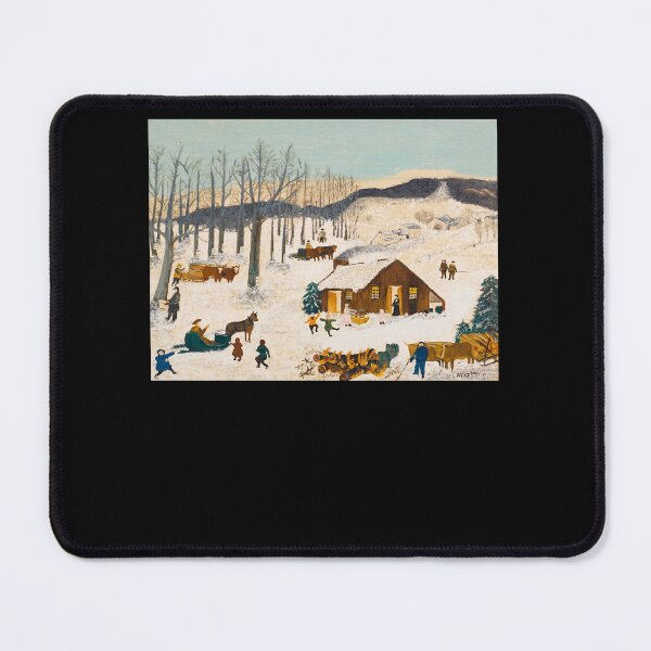 Item preview, Anna Mary Robertson Grandma Moses Sugaring Off American Folk Art Poster designed and sold by tinerziseiderk.