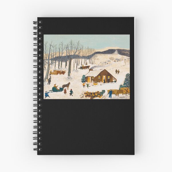 Item preview, Anna Mary Robertson Grandma Moses Sugaring Off American Folk Art Poster designed and sold by tinerziseiderk.