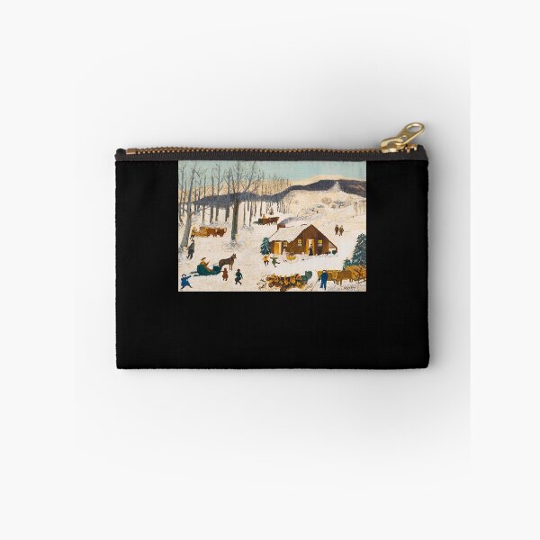 Item preview, Anna Mary Robertson Grandma Moses Sugaring Off American Folk Art Poster designed and sold by tinerziseiderk.
