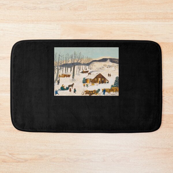 Item preview, Anna Mary Robertson Grandma Moses Sugaring Off American Folk Art Poster designed and sold by tinerziseiderk.