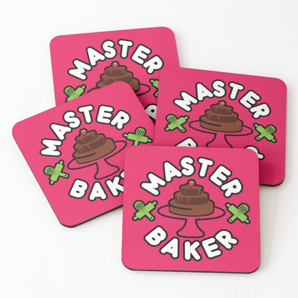 Item preview, Master Baker Minimal Chocolate Cake  designed and sold by Happy Puppy Print On Demand.